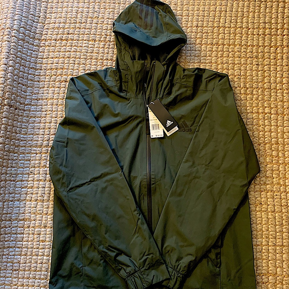 NWT Adidas Lightweight Rain Jacket
